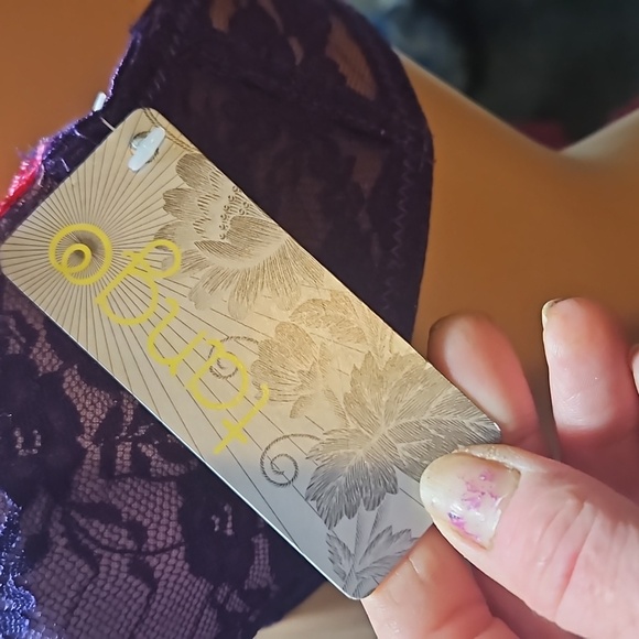 Tango Purple Lace Bra & Panties Set - Picture 7 of 9